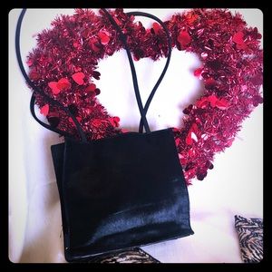 ENZO ANGIOLINI Black Pony Hair Handbag